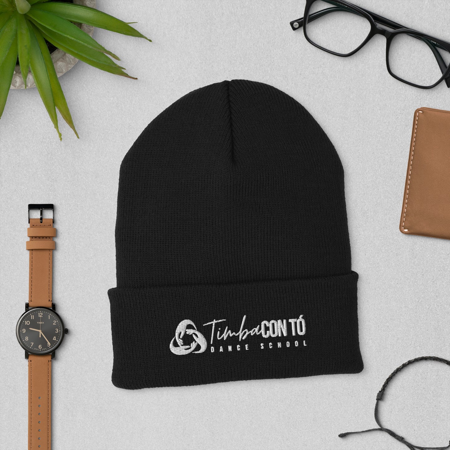 Black Cuffed Beanie