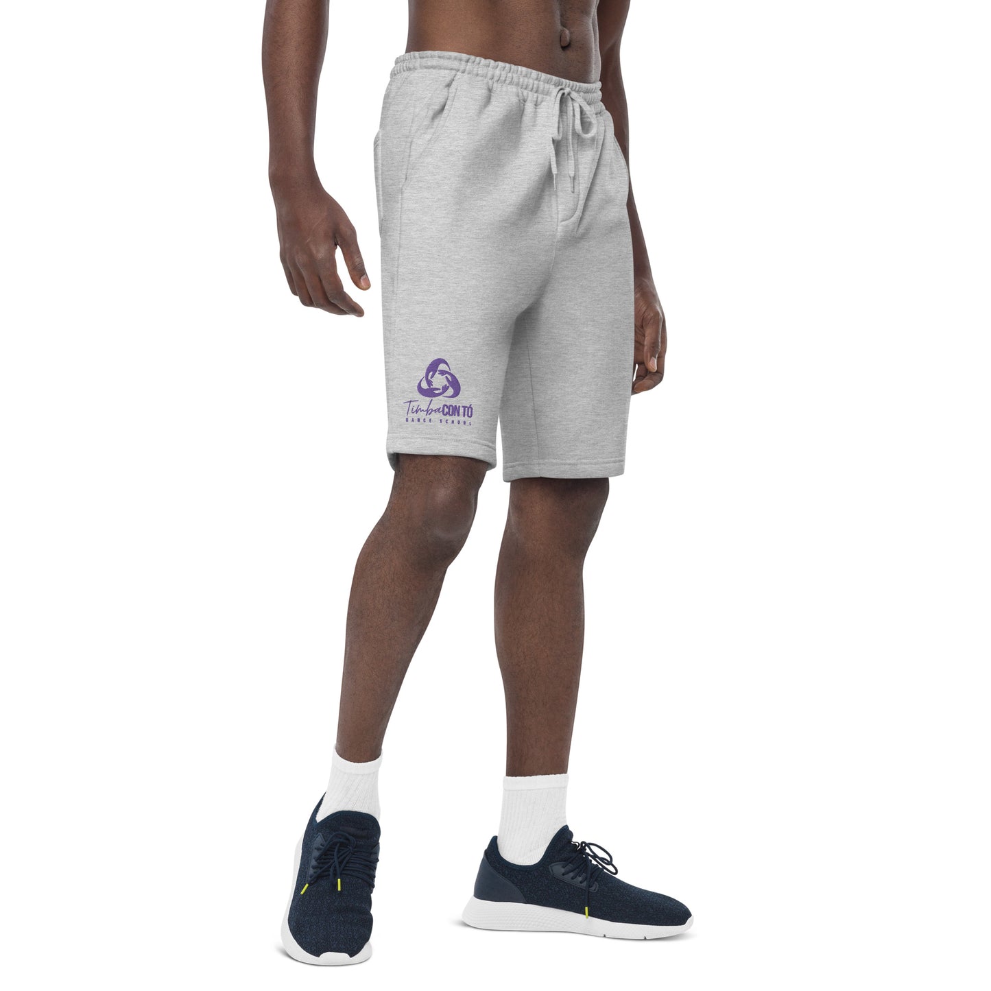 Gray Men's fleece shorts