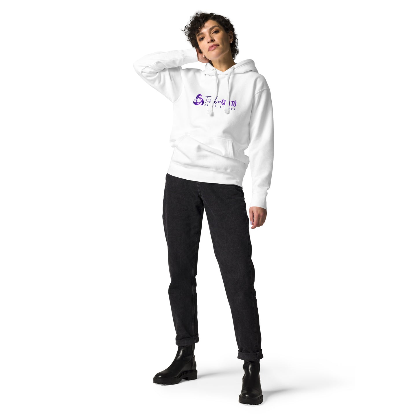 White Unisex Hoodie