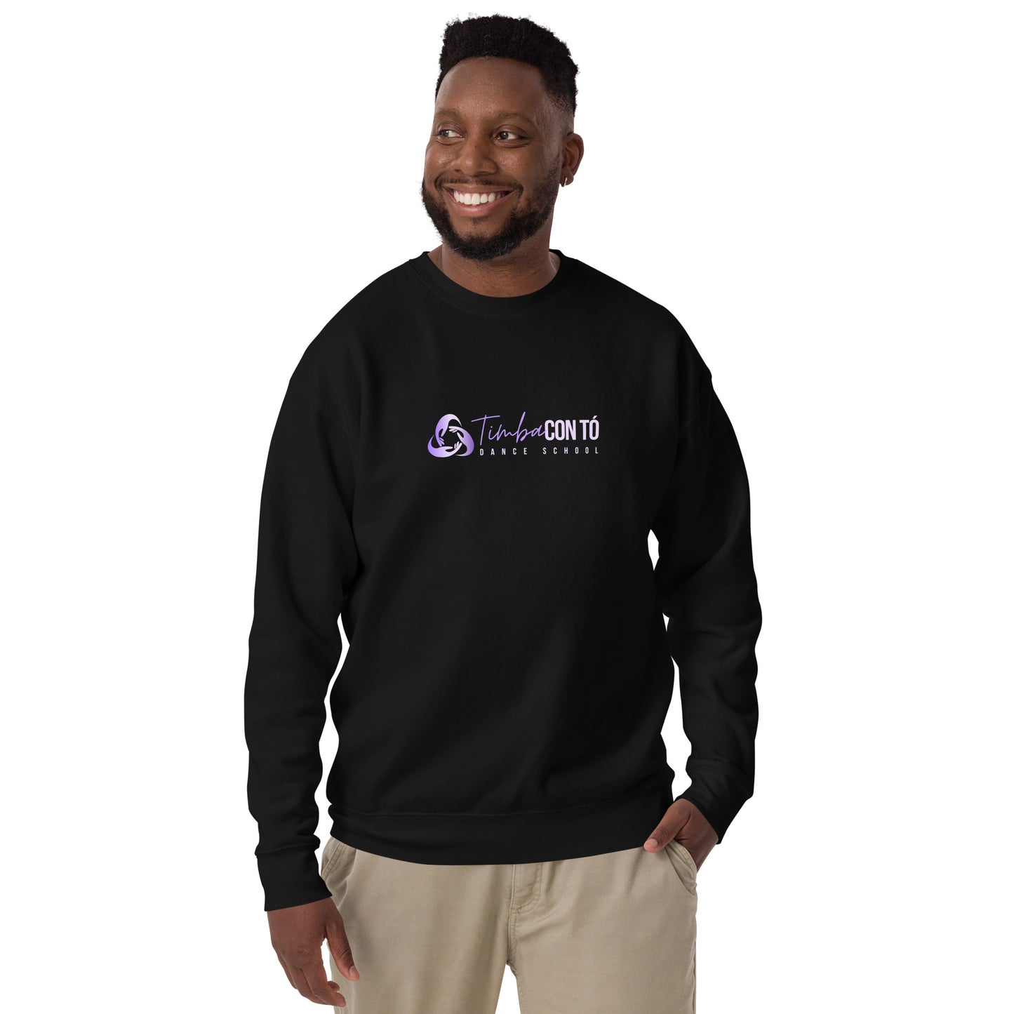 Unisex Black Premium Sweatshirt