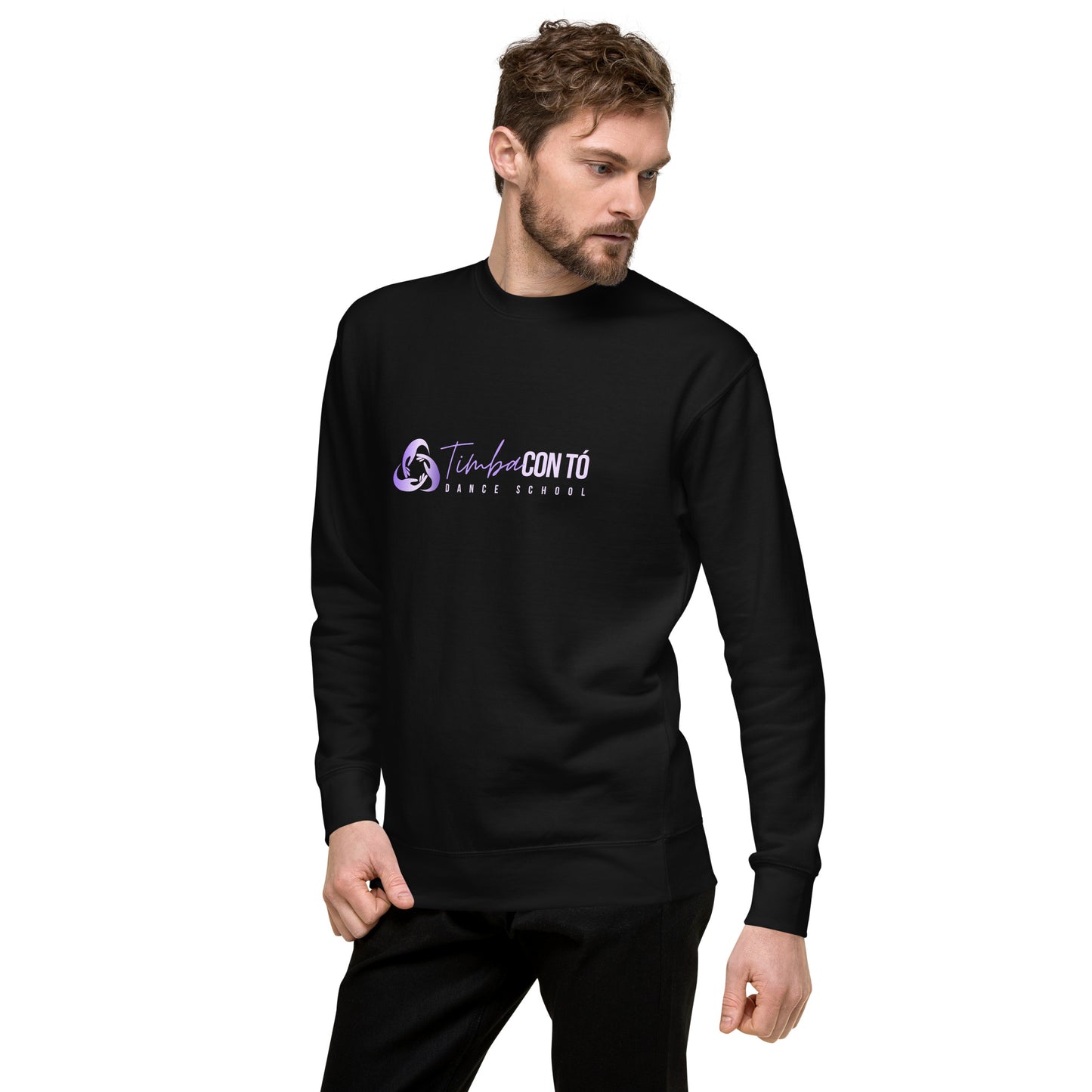 Unisex Black Premium Sweatshirt