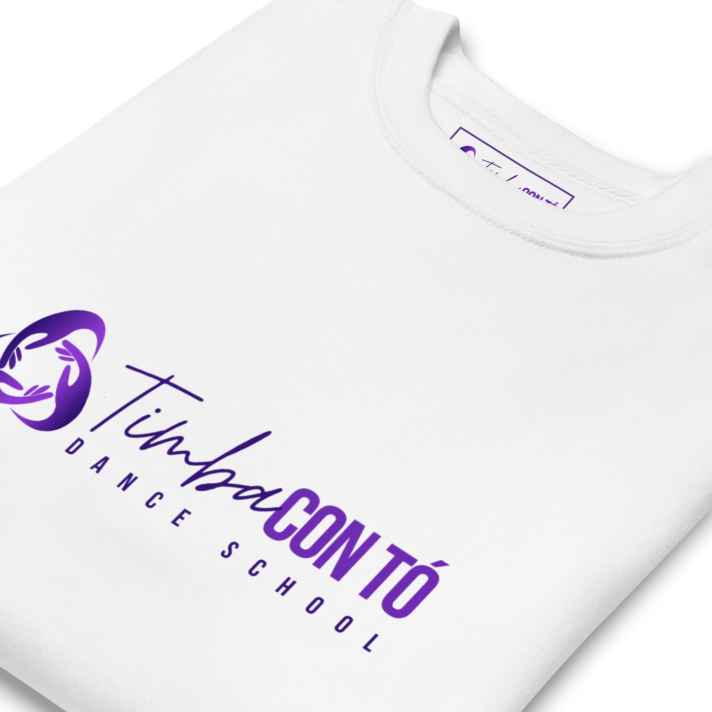 Unisex White Premium Sweatshirt