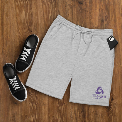 Gray Men's fleece shorts