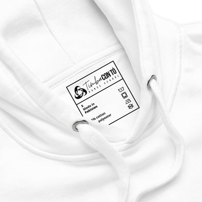 White Unisex Hoodie