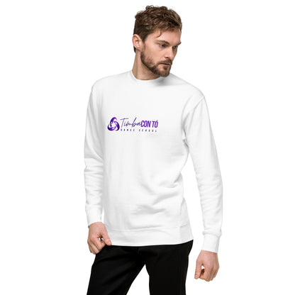 Unisex White Premium Sweatshirt
